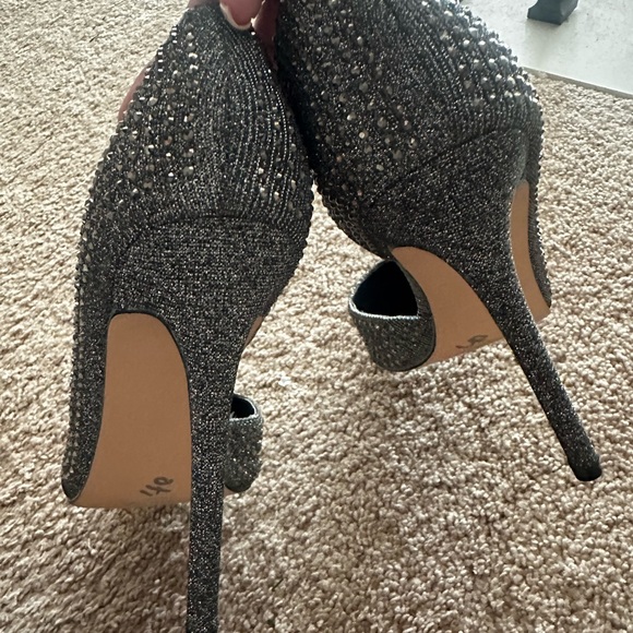 Propper Silver Rhinestone Heels - Picture 5 of 6